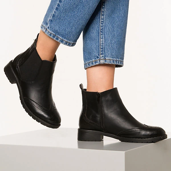 Classic Chelsea Im Nappa Look, Easy Entry Chelsea Boots 4 Classic Chelsea Im Nappa Look, Easy Entry Chelsea Boots – Bild 2