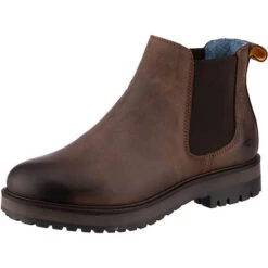 Camel Active Stone Chelsea Boots - Dunkelbraun