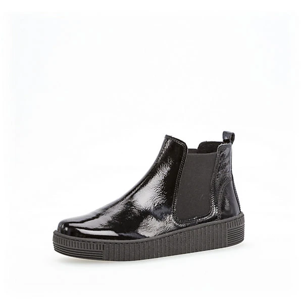 Gabor Chelsea Boots Lackleder Schwarz Chelsea Boots - Schwarz 3 Gabor Chelsea Boots Lackleder Schwarz Chelsea Boots - Schwarz