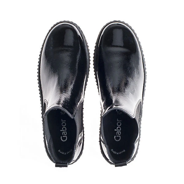 Gabor Chelsea Boots Lackleder Schwarz Chelsea Boots - Schwarz 4 Gabor Chelsea Boots Lackleder Schwarz Chelsea Boots - Schwarz – Bild 2