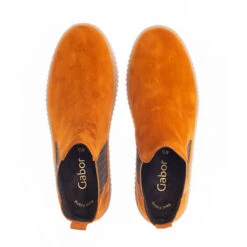 Gabor Chelsea Boots Rauleder Orange Chelsea Boots - Orange 8 Gabor Chelsea Boots Rauleder Orange Chelsea Boots - Orange -Chelsea Boots 16273705 02