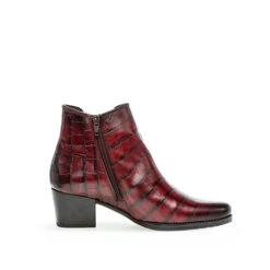 Gabor Comfort Chelsea Boots Leder Reptiloptik Rot Chelsea Boots - Rot -Chelsea Boots 16532389 03