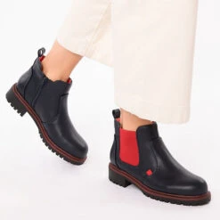 Red Love Chealsea Im Nappa Look, Easy Entry Chelsea Boots -Chelsea Boots 16607327 02