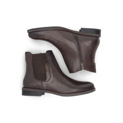 Schuhe Tom Tailor Chelsea Boots Aus Echtleder Schlupfstiefel - Dunkelbraun 12 Schuhe Tom Tailor Chelsea Boots Aus Echtleder Schlupfstiefel - Dunkelbraun -Chelsea Boots 16698667 05
