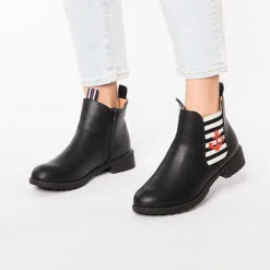 Maritimer Nappa Look Chelsea, Easy Entry Chelsea Boots - Schwarz -Chelsea Boots 18778568 02