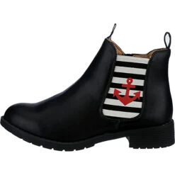 Maritimer Nappa Look Chelsea, Easy Entry Chelsea Boots - Schwarz -Chelsea Boots 18778568 03