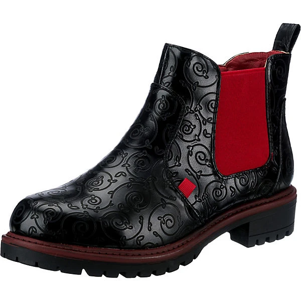 Red Passion Chelsea Boots Floral Chelsea Boots - Schwarz 3 Red Passion Chelsea Boots Floral Chelsea Boots - Schwarz