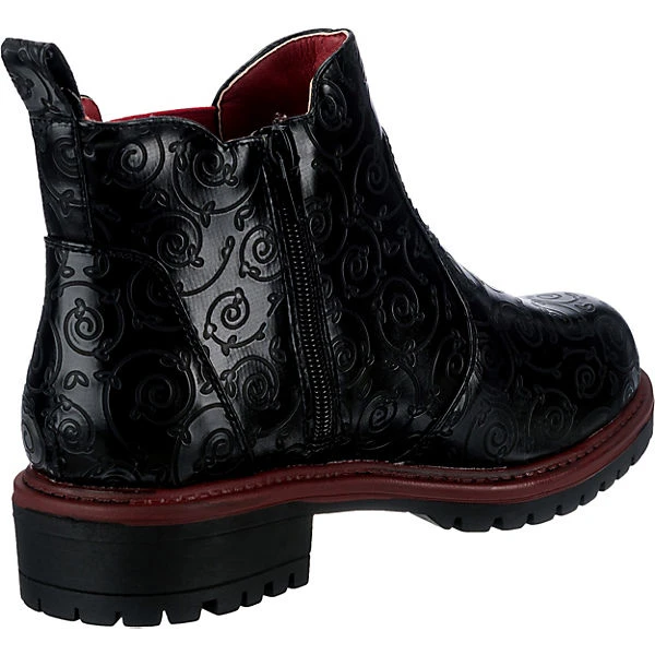 Red Passion Chelsea Boots Floral Chelsea Boots - Schwarz 7 Red Passion Chelsea Boots Floral Chelsea Boots - Schwarz – Bild 5