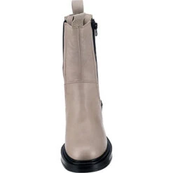 J&F Chelsea Boots Mit Zipdetail - Hellgrau -Chelsea Boots 19408532 04