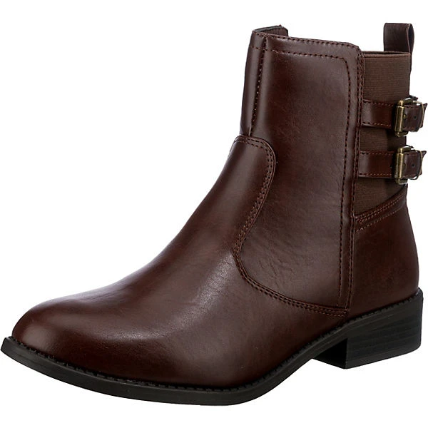 Buckle Chelsea Boots - Braun 3 Buckle Chelsea Boots - Braun