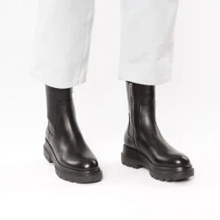 Shs0911 Ankle Boot Soft Nappa Leather Chelsea Boots - Schwarz -Chelsea Boots 20024854 02