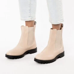 Echtleder Chelsea Boots - Beige 10 Echtleder Chelsea Boots - Beige -Chelsea Boots 20073994 02