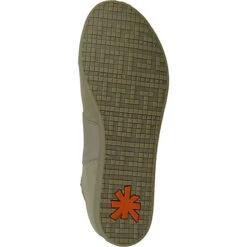 *art Damen Elegante Stiefelette Larissa Chelsea 1492 Grau Sesame Leder Ankle Boots - Grau -Chelsea Boots 22162440 07