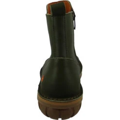 *art Damen Elegante Stiefelette Misano Chelsea 1730 Grün Kaki Leder Ankle Boots - Grün -Chelsea Boots 22162502 04