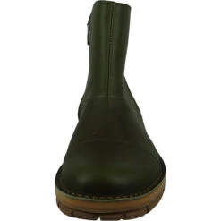 *art Damen Elegante Stiefelette Misano Chelsea 1730 Grün Kaki Leder Ankle Boots - Grün -Chelsea Boots 22162502 06