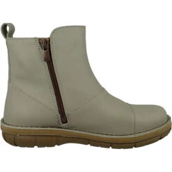 *art Damen Elegante Stiefelette Misano Chelsea 1730 Grau Sesame Leder Ankle Boots - Grau -Chelsea Boots 22162528 05