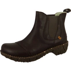 El Naturalista Damen Elegante Stiefelette YGGDRASIL Chelsea N158 Braun Brown Leder Ankle Boots - Braun -Chelsea Boots 22163088 02