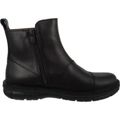 *art Damen Elegante Stiefelette Antibes Chelsea 1428 Schwarz Black Leder Ankle Boots - Schwarz -Chelsea Boots 22175245 05