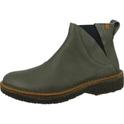 El Naturalista Damen Elegante Stiefelette Volcano Chelsea N5570 Grau Grey Leder Ankle Boots - Grau -Chelsea Boots 22175260 02