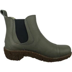 El Naturalista Damen Elegante Stiefelette YGGDRASIL Chelsea N158 Grau Grey Leder Ankle Boots - Grau -Chelsea Boots 22175311 05