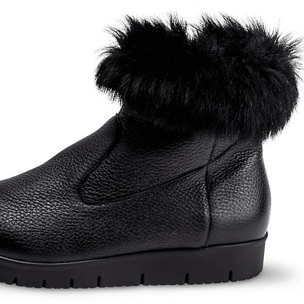 Leder Stiefel Damen Bequem Mit Lammfell Kragen - Slip On Schuhe Damen Leder - Leder Stiefeletten Damen - Chelsea Boots Damen Leder Stiefeletten Damen Leder 6 Leder Stiefel Damen Bequem Mit Lammfell Kragen - Slip On Schuhe Damen Leder - Leder Stiefeletten Damen - Chelsea Boots Damen Leder Stiefeletten Damen Leder – Bild 4