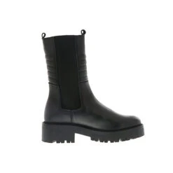 Damen Chelsea Boots Stiefel Echtleder Schwarz - Schwarz -Chelsea Boots 22775856 06