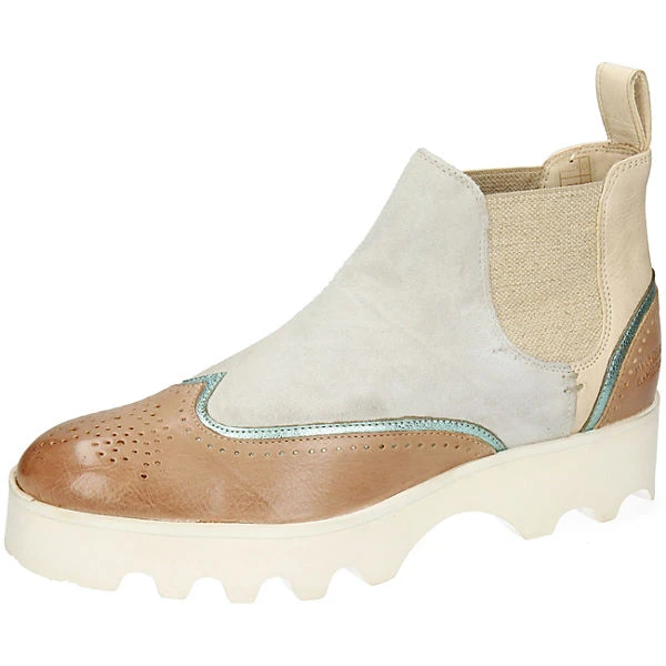 Sally 19 Chelsea Boots - Beige-kombi 3 Sally 19 Chelsea Boots - Beige-kombi