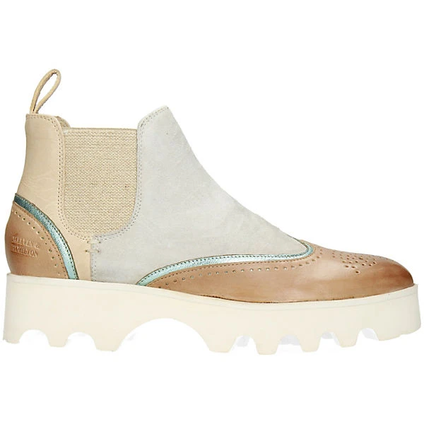 Sally 19 Chelsea Boots - Beige-kombi 5 Sally 19 Chelsea Boots - Beige-kombi – Bild 3