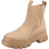 Buffalo Aspha Chelsea Mid Chelsea Boots - Beige -Chelsea Boots 24029900 01