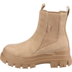 Buffalo Aspha Chelsea Mid Chelsea Boots - Beige 11 Buffalo Aspha Chelsea Mid Chelsea Boots - Beige -Chelsea Boots 24029900 03