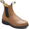 Blundstone 2215 Camel Leather (women's Hi-top) Chelsea Boots - Camel