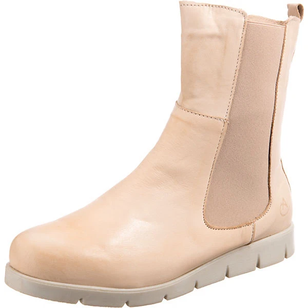 Andrea Conti Chelsea Boots - Creme 3 Andrea Conti Chelsea Boots - Creme