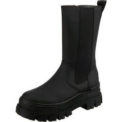 Buffalo Aspha Clf Rain Chelsea Hi Chelsea Boots - Schwarz