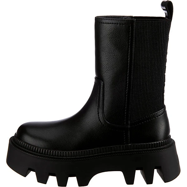 Buffalo Flora Chelsea Hi Chelsea Boots - Schwarz 5 Buffalo Flora Chelsea Hi Chelsea Boots - Schwarz – Bild 3