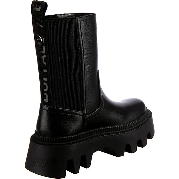 Buffalo Flora Chelsea Hi Chelsea Boots - Schwarz 7 Buffalo Flora Chelsea Hi Chelsea Boots - Schwarz – Bild 5