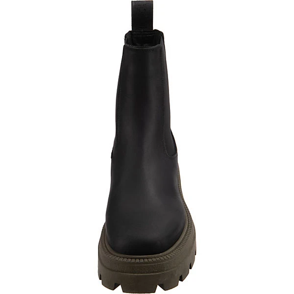 Buffalo Square Chelsea Mid Chelsea Boots - Schwarz-kombi 6 Buffalo Square Chelsea Mid Chelsea Boots - Schwarz-kombi – Bild 4