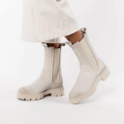 J&F Chelsea Boots - Creme -Chelsea Boots 25025247 02
