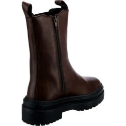 Fashion Leder High Boots Chelsea Boots - Braun 13 Fashion Leder High Boots Chelsea Boots - Braun -Chelsea Boots 25037486 05