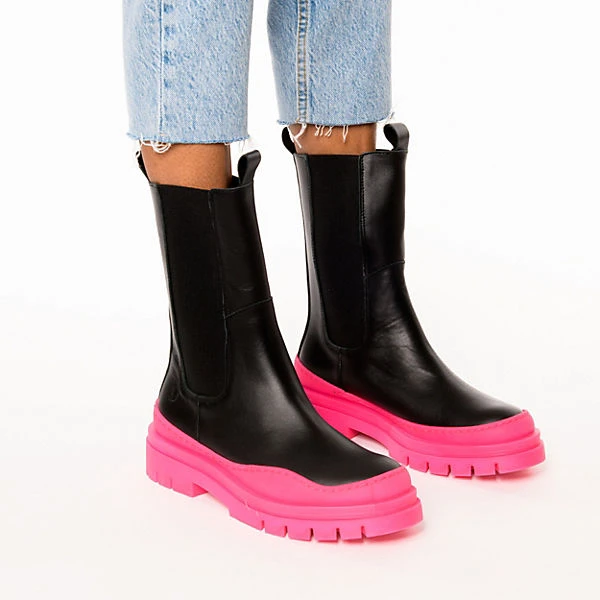 Chunky Chelsea High Chelsea Boots 4 Chunky Chelsea High Chelsea Boots – Bild 2