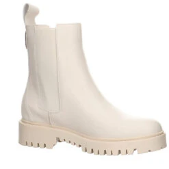 Guess Oakess Chelsea-Boots Leder-/Textilkombination Uni Chelsea Boots - Beige -Chelsea Boots 25989147 07