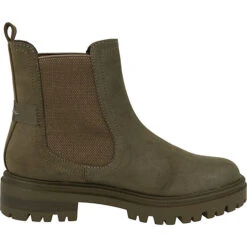 Tamaris Damen Schuhe Modische Chelsea Boots Stiefel 1-25418-29 722 Olive Klassische Stiefel - Olive -Chelsea Boots 26525995 03