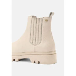 Chelsea Ankle Boot Mit Ziernähten Ankle Boots - Beige -Chelsea Boots 26564640 06