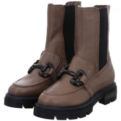 MJUS Damen Stiefeletten Schuhe Chelsea Boots Elegant Freizeit Schmuckelemente Glattleder Uni Plateau-Stiefeletten - Braun 20 MJUS Damen Stiefeletten Schuhe Chelsea Boots Elegant Freizeit Schmuckelemente Glattleder Uni Plateau-Stiefeletten - Braun -Chelsea Boots 26742912 10