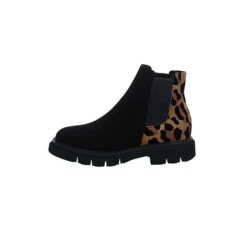 Chelsea Boots Leder-/Textilkombination Uni Chelsea Boots - Schwarz -Chelsea Boots 27136485 02