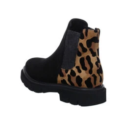 Chelsea Boots Leder-/Textilkombination Uni Chelsea Boots - Schwarz -Chelsea Boots 27136485 07