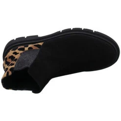 Chelsea Boots Leder-/Textilkombination Uni Chelsea Boots - Schwarz -Chelsea Boots 27136485 08