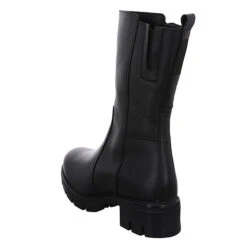 Salamander Damen Stiefel Schuhe Teresi Chelsea Boots Elegant Freizeit Glattleder Uni Klassische Stiefel - Schwarz -Chelsea Boots 27185160 07