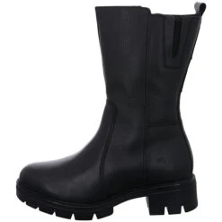 Salamander Damen Stiefel Schuhe Teresi Chelsea Boots Elegant Freizeit Glattleder Uni Klassische Stiefel - Schwarz -Chelsea Boots 27185160 08