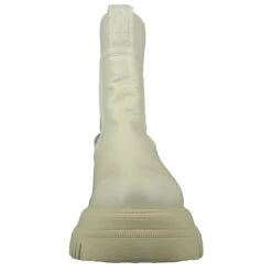 Buffalo Damen Sportliche Stiefelette Shade Sock Chelsea 1170155 Creme Cream Leder Mit Perfect Fit Durch Memory Foam Ankle Boots - Beige 12 Buffalo Damen Sportliche Stiefelette Shade Sock Chelsea 1170155 Creme Cream Leder Mit Perfect Fit Durch Memory Foam Ankle Boots - Beige -Chelsea Boots 27213729 05