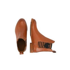 Chelsea Boot AMY Mit Streifen Und Herz Chelsea Boots - Cognac -Chelsea Boots 27276444 09